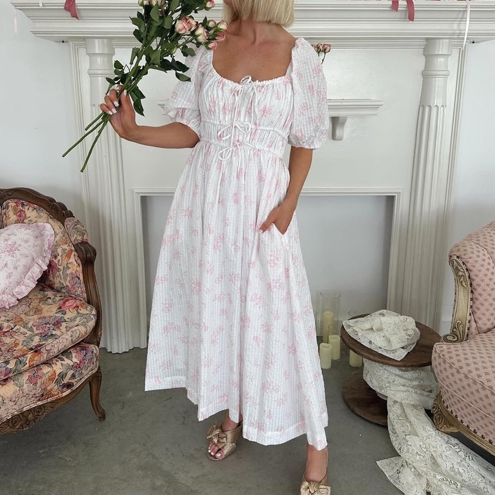 Floral Midi Floral Dress - Picture 5 of 5